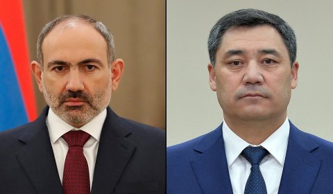 Paşinyan Qırğızıstan Prezidentiylə telefon danışığı apardı