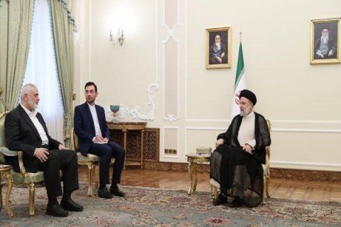 İran prezidenti HƏMAS lideriylə görüşdü