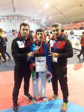 Azərbaycan taekvondoçusu Avropa birinciliyində gümüş medal qazanıb