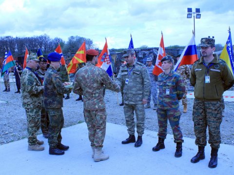 Azərbaycan hərbçiləri NATO-nun təlimində iştirak edib