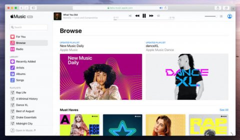 “Apple Music”in veb-versiyası buraxıldı