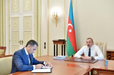 Prezident İlham Əliyev “Azərkosmos” ASC-nin sədrini qəbul edib