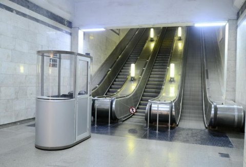 “Həzi Aslanov” metrostansiyasının eskalatoru sökülür 
