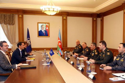 Zakir Həsənov NATO-nun Qafqaz və Mərkəzi Asiya üzrə xüsusi nümayəndəsi ilə görüşdü - FOTO