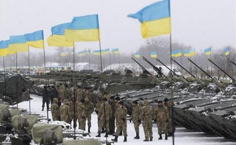 Ukrayna ordusu dövlət sərhədinə çatdı
