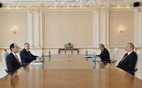Prezident İlham Əliyev Gürcüstanın Baş nazirinin müavinini qəbul edib
