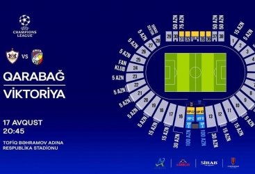 “Qarabağ”ın oyununa biletlər satışa çıxarılır