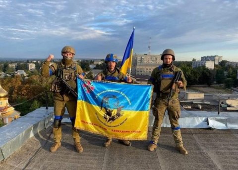 Ukrayna ordusu bu şəhərini azad etdi
