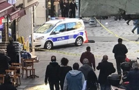 İstanbulda partlayış: Ölənlər və yaralılar var