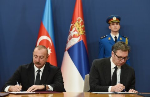 Belqradda Azərbaycan-Serbiya sənədləri imzalandı