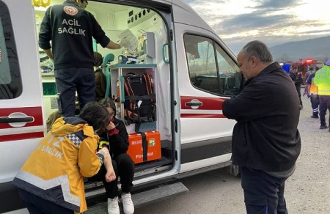 Türkiyədə avtobus qəzası - 39 nəfər yaralandı