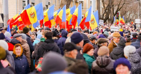 Moldovada hakimiyyətə qarşı etiraz aksiyası baş qaldırıb