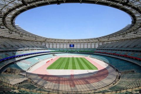 “Qarabağ” Bakı Olimpiya Stadionunun mövcud vəziyyətini əks etdirən fotolar paylaşıb