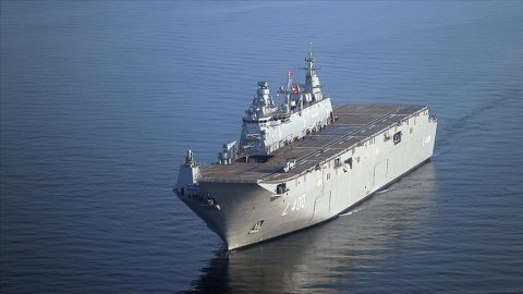Türkiyənin ən böyük hərbi gəmisi istifadəyə hazırlaşır