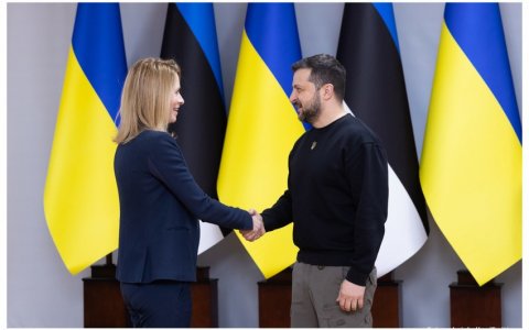 Estoniyanın Baş naziri Ukraynaya səfər etdi