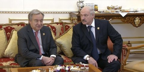 Belarus prezidenti Quterreşə təşəkkür etdi