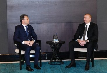 Prezident Moldovanın Baş naziri ilə görüşdü