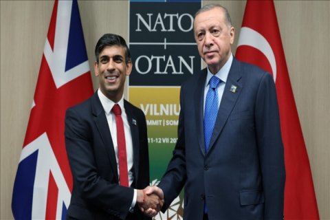 Ərdoğan Britaniyanın Baş naziriylə görüşdü