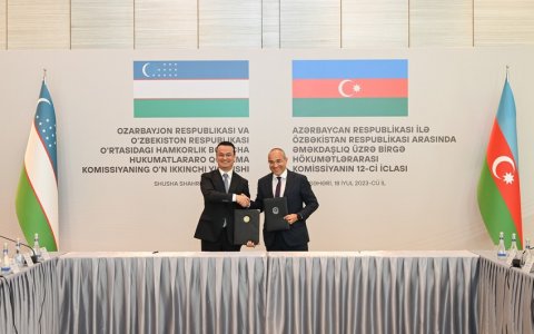 Azərbaycanla Özbəkistan arasında Protokol imzalandı