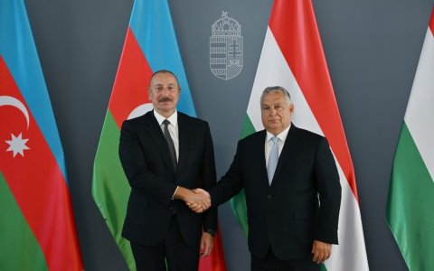İlham Əliyev Macarıstanın Baş naziri ilə görüşdü