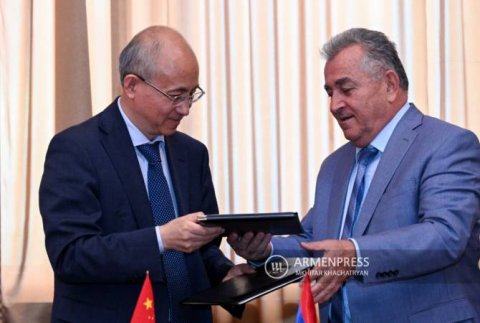 Ermənistanla Çin arasında əməkdaşlıq memorandumu imzalandı