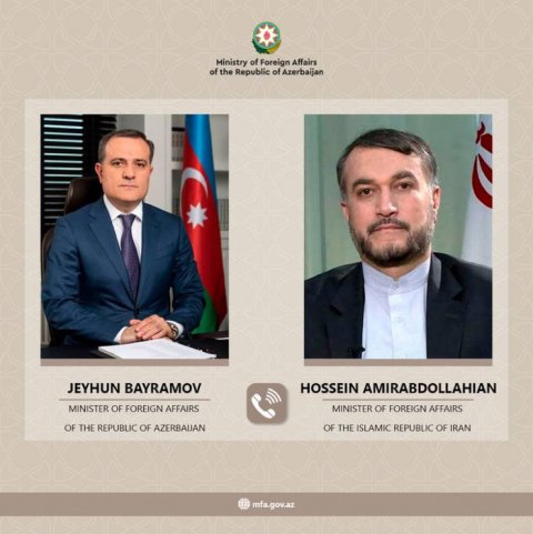 Azərbaycan və İranın XİN Başçıları telefon danışığı apardı