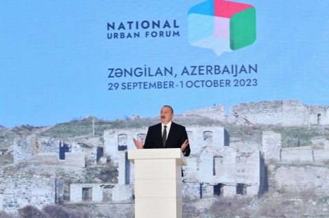 Şərqi Zəngəzur sıfırdan yenidən inşa edilir, bütün Qarabağ kimi - Prezident