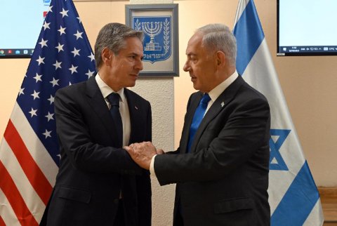 ABŞ Dövlət katibi İsrailin Baş naziriylə görüşdü