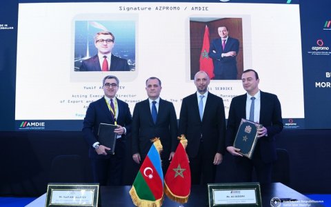 Azərbaycanla Mərakeş arasında Anlaşma Medmorandumları imzalandı
