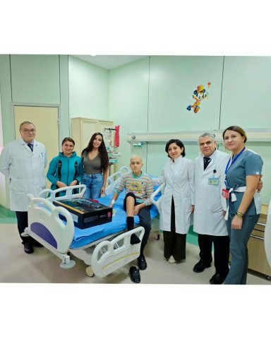 Leyla Əliyeva Uşaq Onkologiya Klinikasında - FOTO