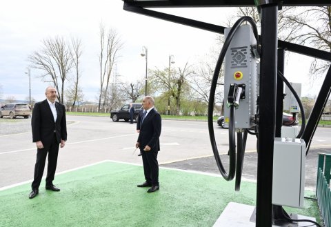 Prezident yarımstansiya və Regional Təlim Mərkəzinin açılışında oldu - FOTO