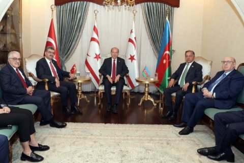 Azərbaycan deputatları Ersin Tatarın qəbulunda oldular