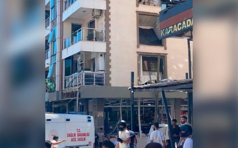 İzmirdə qaz partlayışı: 5 nəfər ölüb, 63 nəfər yaralanıb