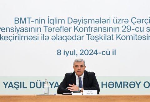 COP29 ilə əlaqədar Təşkilat Komitəsinin beşinci iclası - FOTO