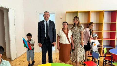 Zabuxda 32 ildən sonra uşaq bağçası açıldı - FOTO