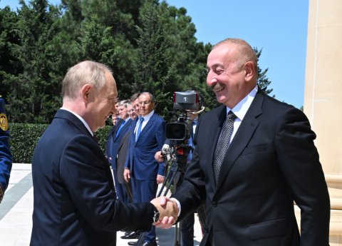 İlham Əliyevlə Putin “Ağ Şəhər”də olublar