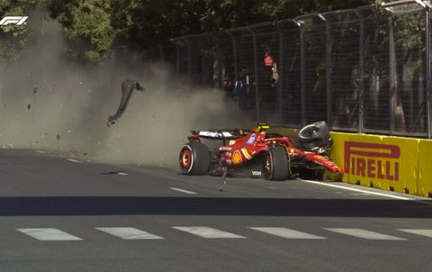 “Formula 1”də ağır qəza - FOTO