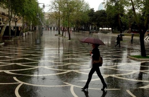 Bakıya yağış, rayonlara dolu və qar yağacaq - Sabahın havası