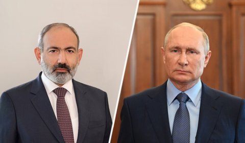 Putin Paşinyanı da BRIKS sammitinə dəvət etdi