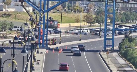 Bakıda mərkəzi yollardan biri bağlandı