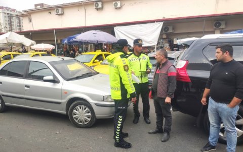 Naxçıvanda reyd - Qaydaları pozan sürücülər cəzalandırıldı