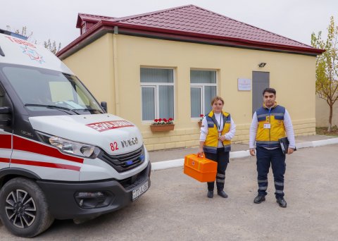 Bakıda yeni təcili tibbi yardım stansiyası istifadəyə verildi