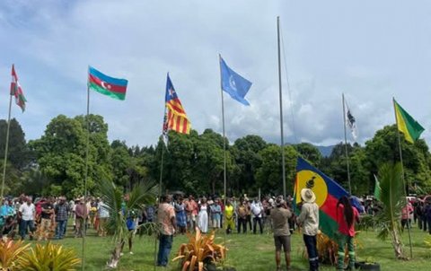 Yeni Kaledoniyada yenidən Azərbaycan bayrağı dalğalandı