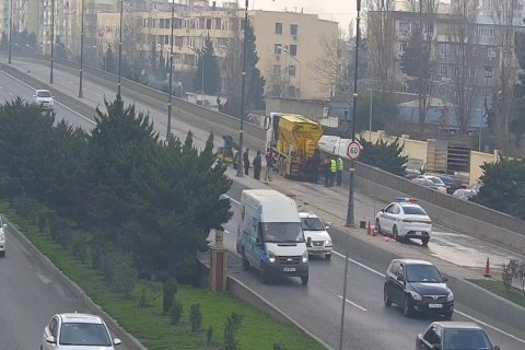 Babək prospekti təmir işləri ilə əlaqədar bağlandı