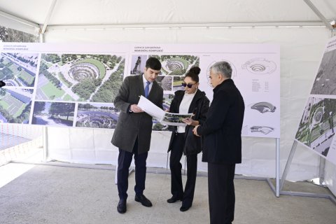 Gəncə Memorial Kompleksinin layihəsi ilə tanışlıq - FOTO