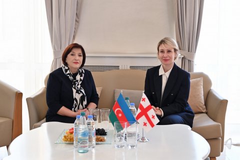 Sahibə Qafarova Gürcüstana getdi