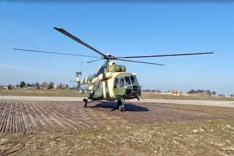 Hərbi helikopterlər havaya qaldırıldı