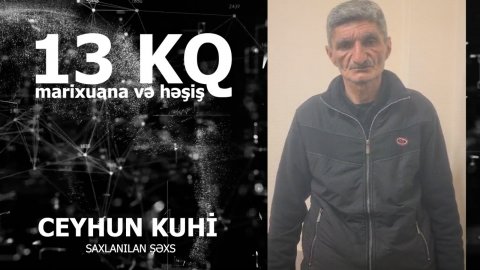 Nəsimidə 13 kq marixuana və həşiş aşkarlandı - VİDEO