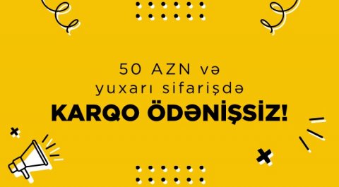 Trendyol 50 manatdan yuxarı sifarişlərdə çatdırılmanı pulsuz etdi