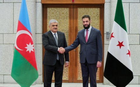 Samir Şərifov Suriya Prezidenti ilə görüşdü